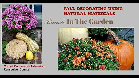 Decorating Using Natural Materials, Lunch In The Garden Webinar Series