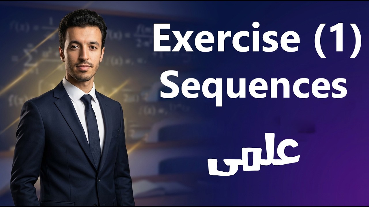 Solving Exercise (1) on Sequences  (pure - علمى ) - Sec 2 | 2nd term