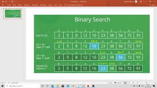 Binary search in python || Time complexity derivation for binary search