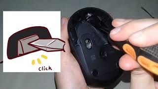 how to open Logitech M171 wireless mouse.mp4