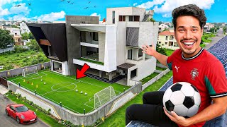 I BUILT FOOTBALL GROUND IN MY NEW HOUSE 😍| GamerFleet