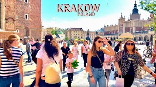 Krakow, Poland 🇵🇱 - May 2022 - Summer 🌞 Walking Tour 4K-HDR  (▶207 min)