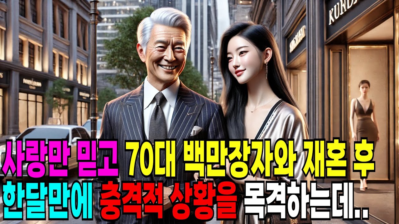 Outline Video 사랑만 믿고 70대 백만장자와 재혼 후 한달만에 충격적 상황을 목격하는데...