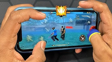 4 Finger Custom Hud | 4 Finger Hud Setting | 4 Finger Free Fire Handcam Gameplay / iPhone XR Gaming