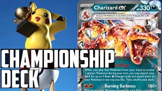 NEW CHARIZARD EX DECK WINS THE BIGGEST TOURNAMENT EVER! - (Pokemon TCG Deck List + Matches)