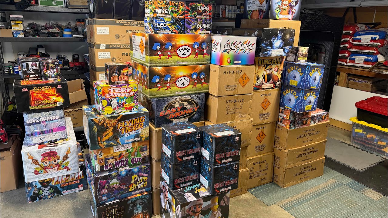 FIREWORK STASH 2026 🦾🦾🔥💥 NEW BANGERZ PICKUP!! NUNYA BRAND