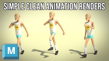 Maya - Simple Clean Animation Renders Using Arnold