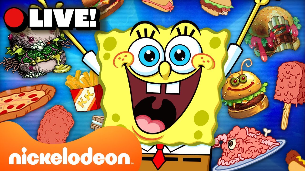 ⁣🔴 LIVE: Best Krabby Patty Moments Marathon! 🍔 | Nickelodeon UK