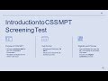 CSS MPT Screening Test - Complete Guide