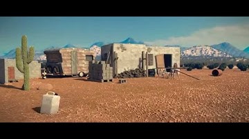 Desert scene (Blender)