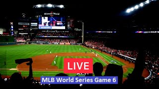 PHILADELPHIA PHILLIES VS HOUSTON ASTROS LIVE Score UPDATE Baseball 2022 MLB World Series Game 6