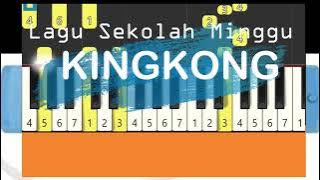 Kingkong Badannya Besar notasi angka karaoke Lirik dan Chord piano pianika