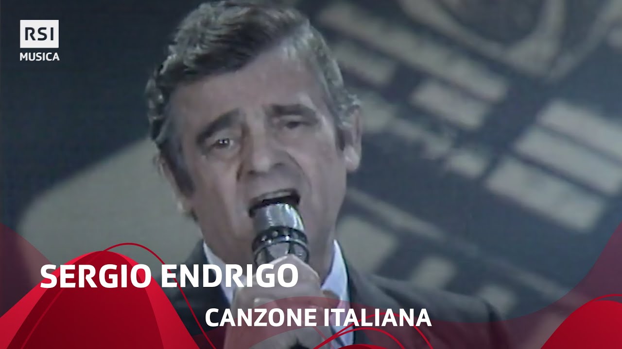 Sergio Endrigo - Canzone italiana (1986) | RSI Musica - YouTube