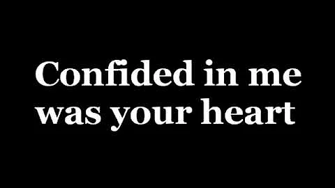 Avenged Sevenfold - Unholy Confessions lyrics