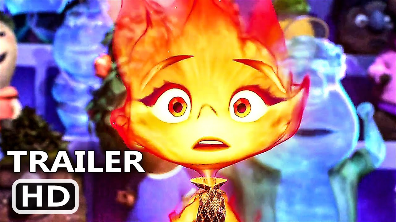 Elementos  Disney divulga trailer oficial e cartazes do filme