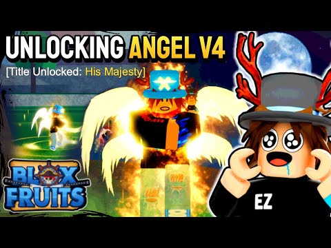 RACE V4 Angel Fully Upgraded Angel V4 / All Gears Obtained ( Blox
