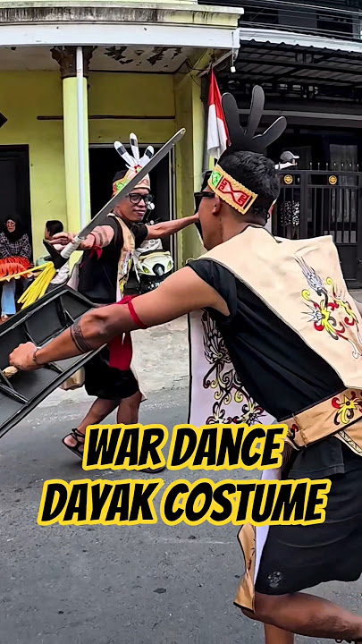 Indonesian Carnival - Dayak War Dance – The Fierce Tribal Spirit of Borneo #parade #festival #art