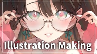 Download Lagu 【イラストメイキング】鳴潮・折枝【３Hours Speed painting】 MP3