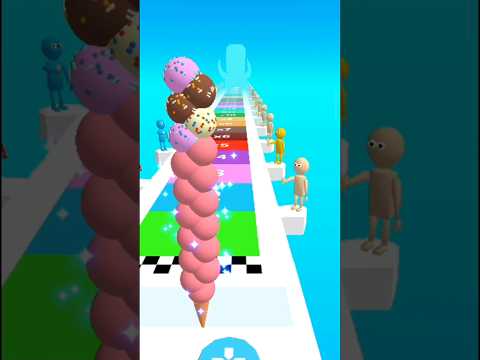 Ice Cream Rush Game - Ice Cream Scoops #gameplay #ytshorts #icecreamrush