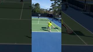 The tennis Forehand on the ball machine - Tennis Tips: Patterns