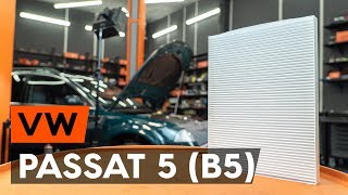 Hur byter man Filter, kupéventilation VW PASSAT Variant (3B6) - videoguide