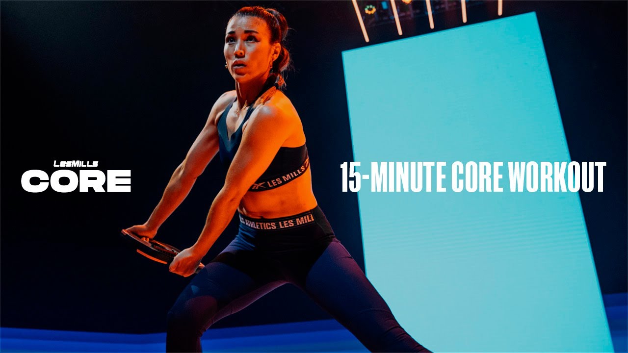15-Minute At-Home Ab Workout LES MILLS CORE LES MILLS X REEBOK NANO SERIES