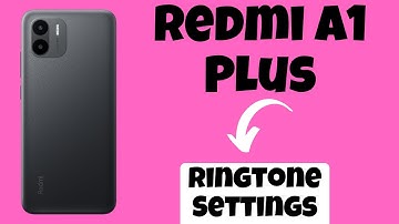 Redmi A1 Plus Ringtone Settings || Ringtone Problem solve