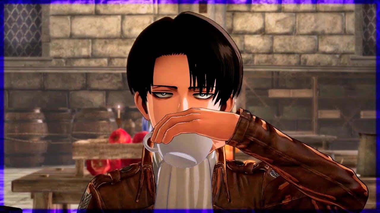 Serving Tea to Levi - Attack on Titan 2 Game - Levi Friendship Event -  YouTube