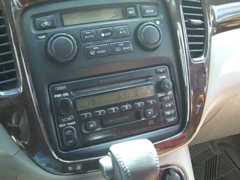 Remove car stereo toyota camry 2003