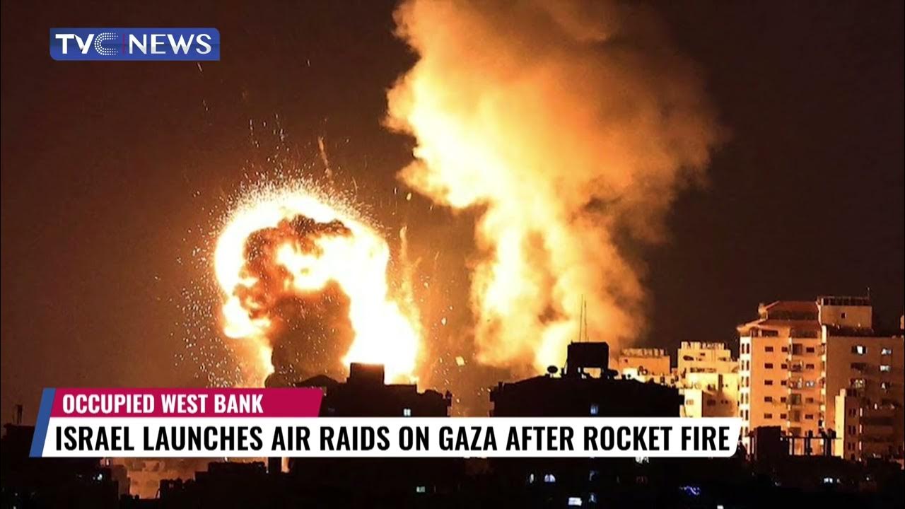 Israel Launches Airstrikes On Gaza After Rocket Fire From Palestine