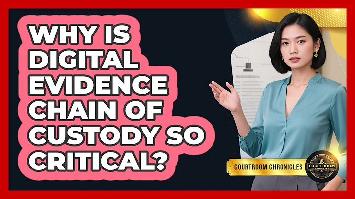 Why Is Digital Evidence Chain Of Custody So Critical? - Courtroom Chronicles