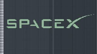 MIDI Art - SpaceX Logo