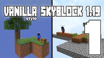 Getting Started in Skyblock 1.19 - Cobblestone Generator (Ep. 1)
