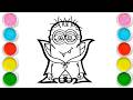 MINION Drawing, Painting &amp; Coloring For Kids and Toddlers_ Child Art