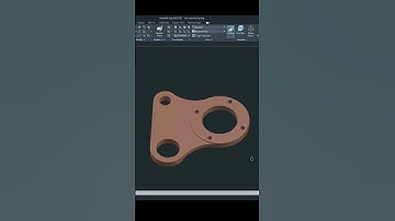 AutoCAD 3D Drawing shorts #shorts #autocad