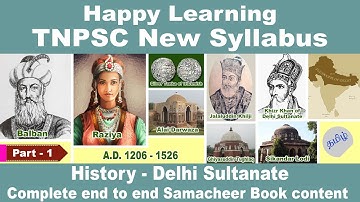 Delhi Sultanate_Part-1TNPSC History -complete end to end Samacheer book#historytnpsc #delhisultanate