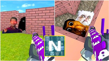 Nextbots Sandbox in Backrooms Shooter Gameplay , Sandbox Android Games  ios Walkthrough Simulator