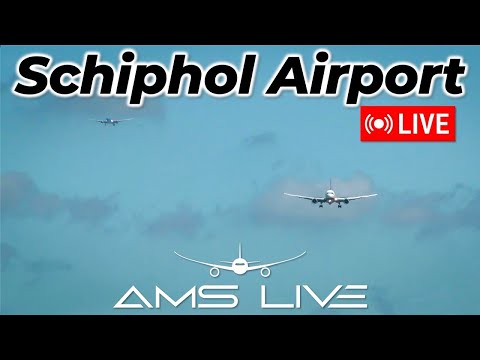 LIVE Light Crosswind Arrivals at Amsterdam Schiphol | Polderbaan 18R (EHAM) | June 28, 2025