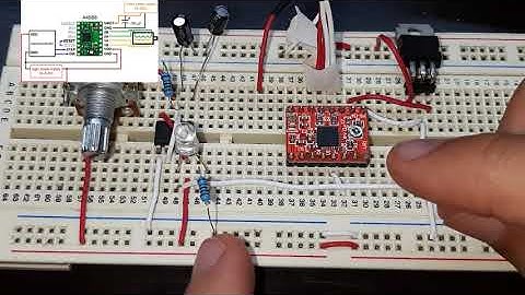 Cómo hacer un control de dirección y velocidad para motor a pasos con el Driver A4988 y NE555