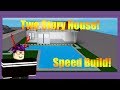 Roblox speed build  two story house  baconwizard