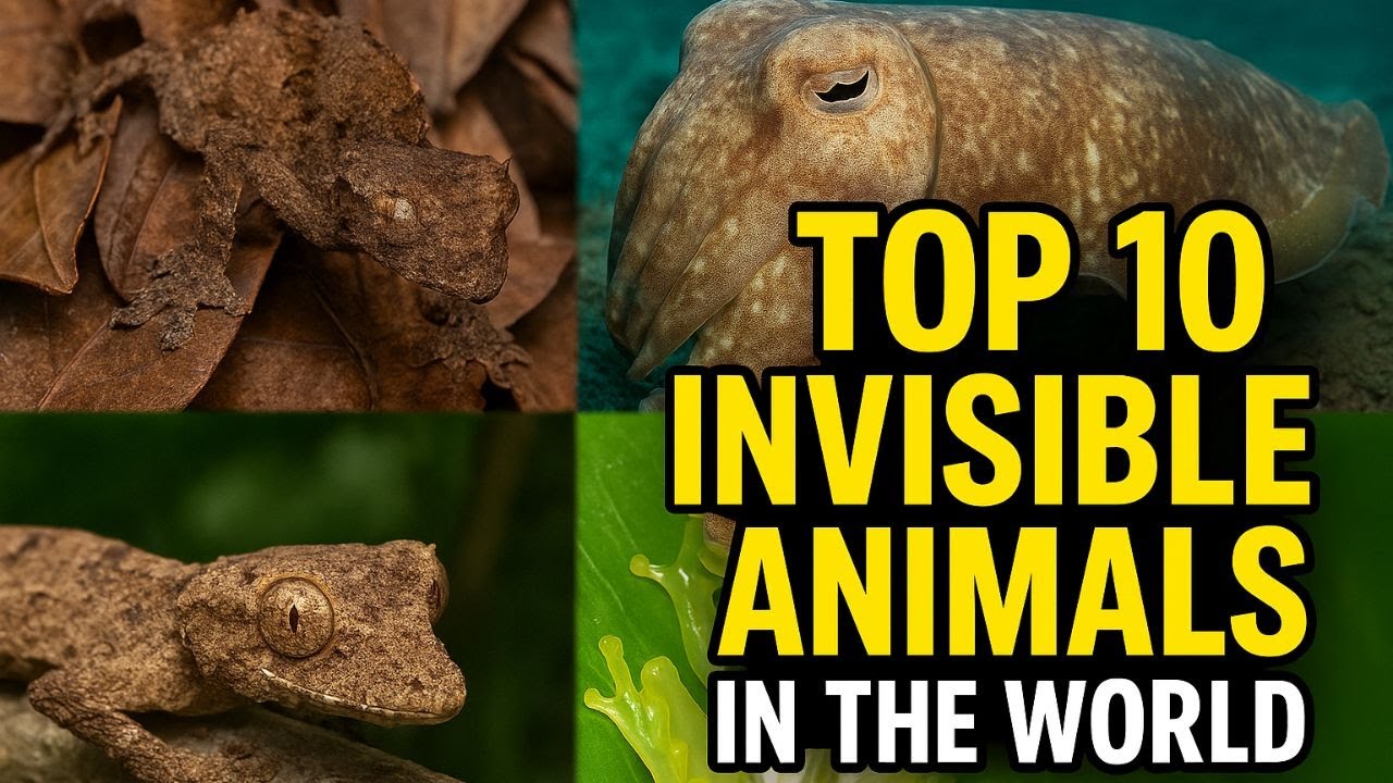 Top 10 Invisible Animals in the World