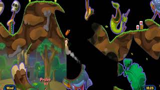 Worms Reloaded on ReactOS with 3D acceleration