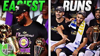 4 EASIEST Title Runs In The Last Decade