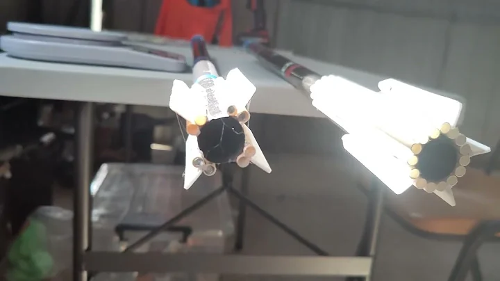 Balancing a backsliding model rocket.