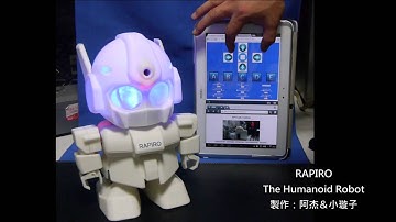 RAPIRO - The Humanoid Robot for your Raspberry Pi 3D列印‧人形機器人-手機或平板搖控 RAPIRO