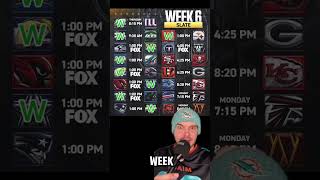 NFL Week 6 Predictions: Current Record: 44-33-1 #nfl #nfltrending #nflviral #nflfootball