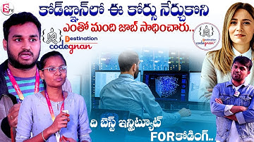Codegnan Student Feedback About Job Placement | The Best Coding Institute | Latest Updates #sumantv