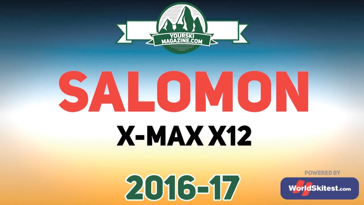 Niet ingewikkeld Partina City Klimatologische bergen Ski test: Salomon X MAX X12 (season 2016-17) - YouTube