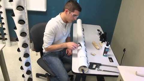 How to Make a #VerticalFarming Tower for #Aquaponics or #Hydroponics: Part 2  www.agrowponics.com