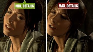 Rise of the tomb raider im video-grafikvergleich auf dem pc! wir
vergleichen die grafik jeweils mit minimalen, maximalen und mittleren
grafikeinstellungen. d...